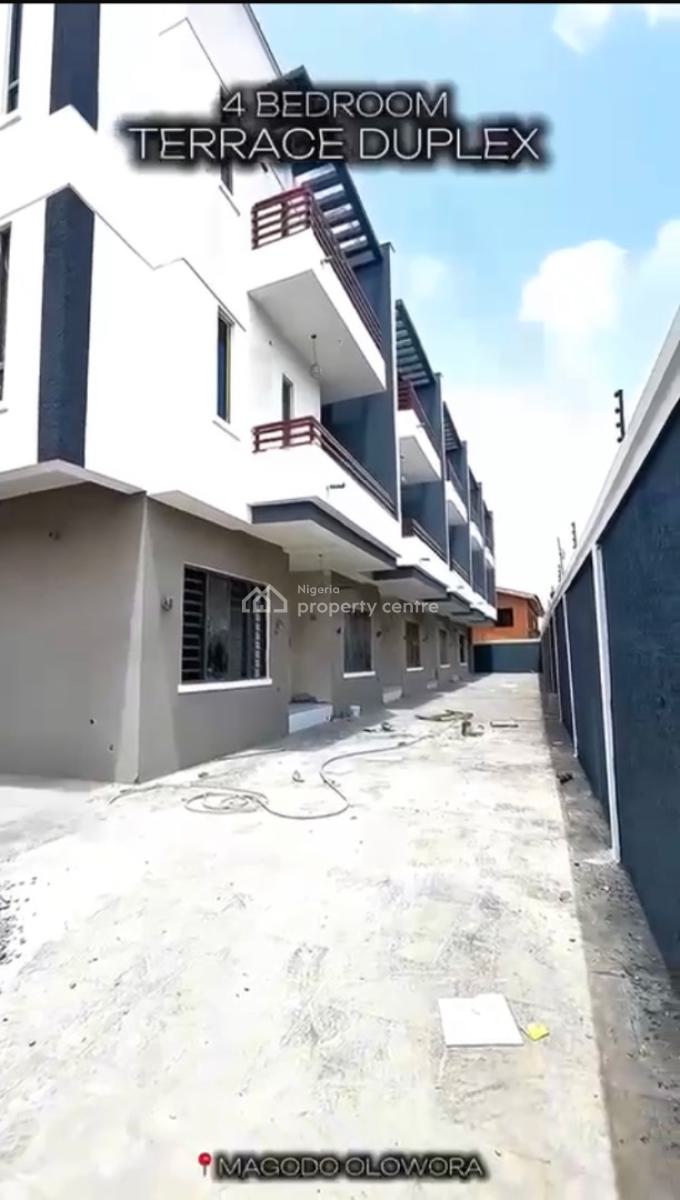 Newly Built Luxury Smart Home 4-bedroom Terrace Duplex with Bq, Off Omole Phase 2 Estate, Olowora, Magodo, Lagos, Detached Duplex for Sale