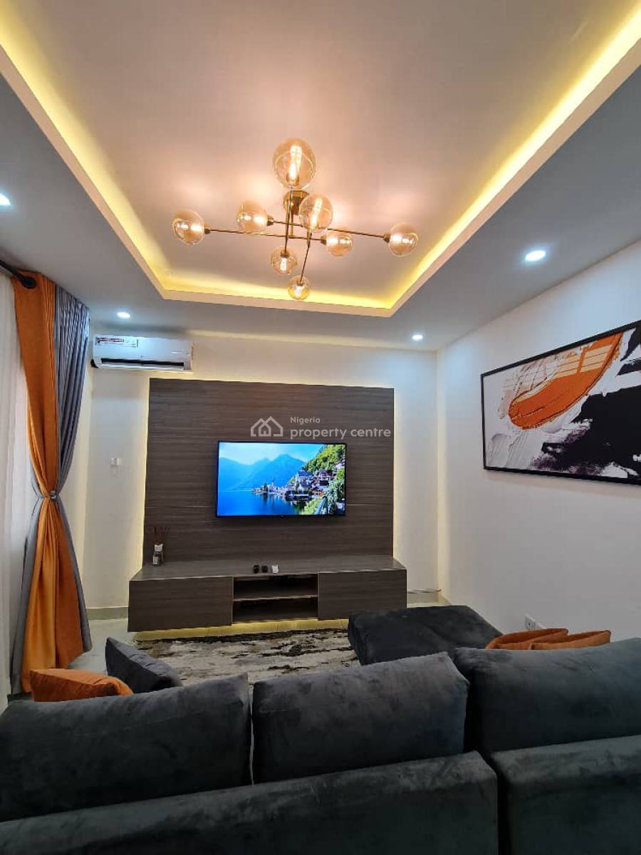 Spacious Furnished Room and Parlour Self Contained Apartment, Inside a Secured Estate,new Road Before Chevron, Lekki, Lagos, Mini Flat (room and Parlour) for Rent