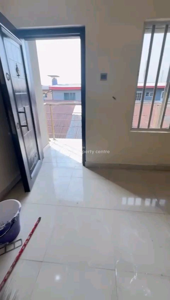 Newly Built 2 Bedroom Apartment All Tiled with Kitchen Cabinets, New Garage, Gbagada, Lagos, Flat / Apartment for Rent