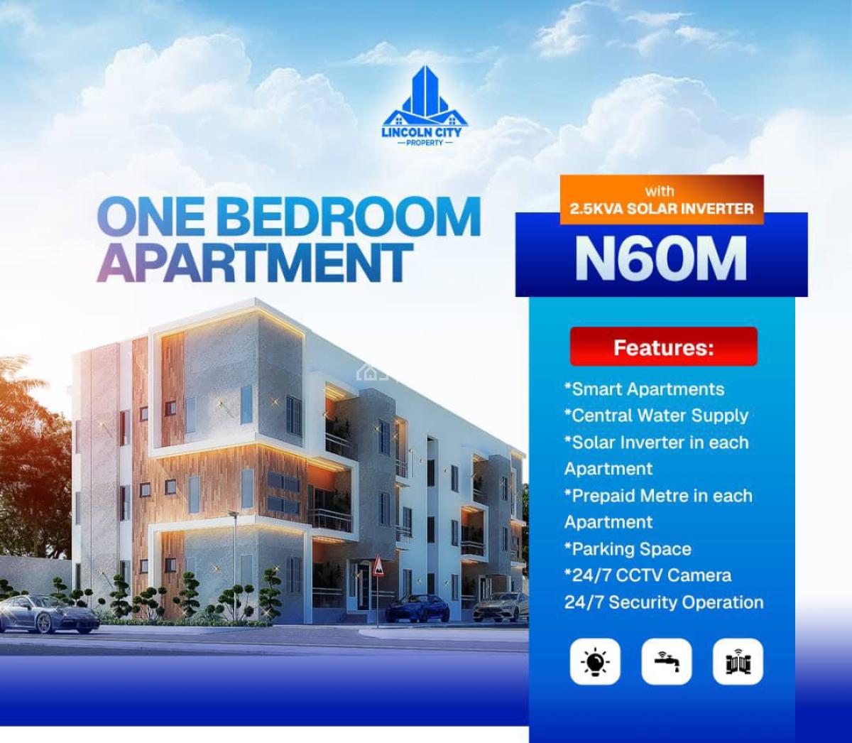 Own a Property with Free Inverter 5mins to Ikeja Airport Lagos, 5mins From Muritala Muhammed Airport, Ikeja, Lagos, Mini Flat (room and Parlour) for Sale