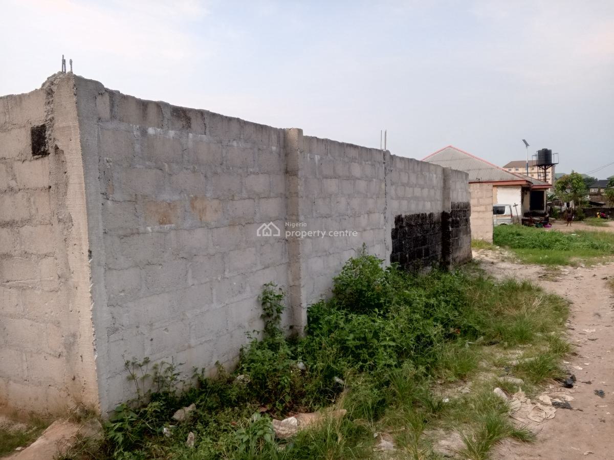 Above 1 Plot of Land Fenced, Isaac Wosu Street Behind Ebenezer Secondary School Off Elimgbu Palace, Rumuokwurusi, Port Harcourt, Rivers, Mixed-use Land for Sale