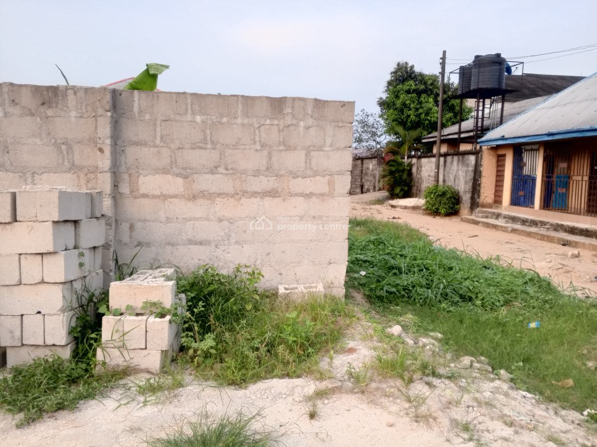 Above 1 Plot of Land Fenced, Isaac Wosu Street Behind Ebenezer Secondary School Off Elimgbu Palace, Rumuokwurusi, Port Harcourt, Rivers, Mixed-use Land for Sale