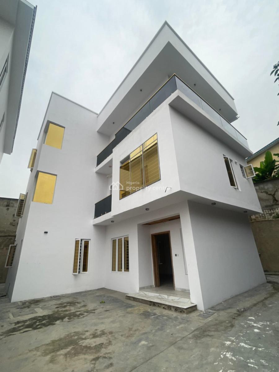 Contemporary 5 Bedroom Fully Detached Duplex+bq in Secure Estate, Lagos, Opebi, Ikeja, Lagos, Detached Duplex for Sale
