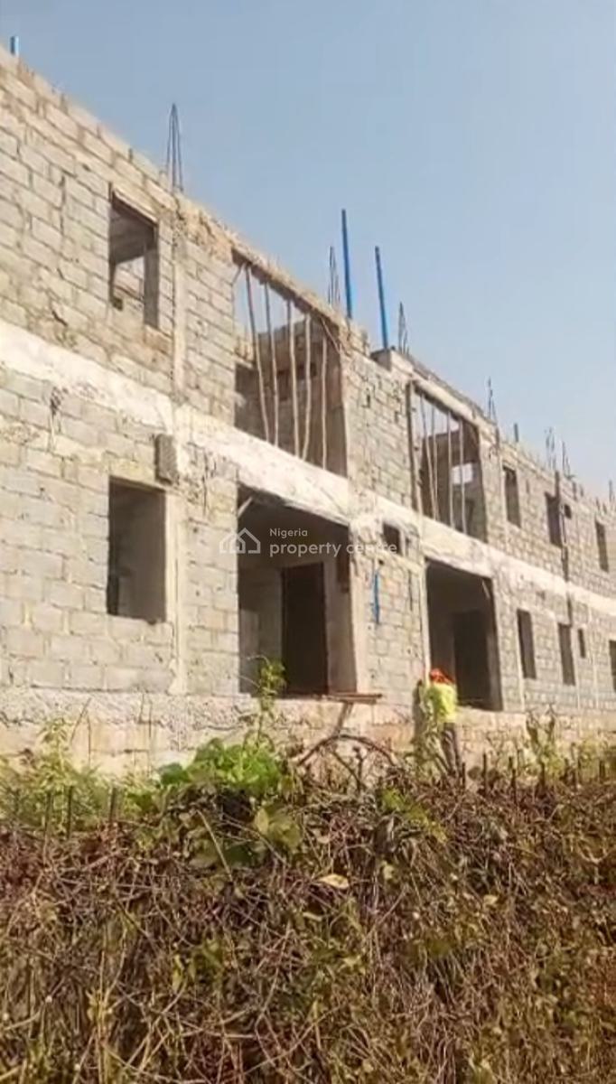 3bedrooms Block of Flat Carcass, By Kado Fish Market, Life Camp, Abuja, Flat / Apartment for Sale