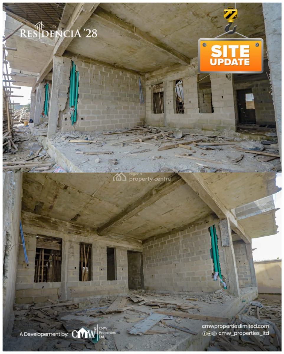 Specious Luxurious 3 Bedroom Terrace Duplex with Bq, Top Notch Premium Luxury Estate Amenities and Infrastructure, Ogombo, Ajah, Lagos, Terraced Duplex for Sale