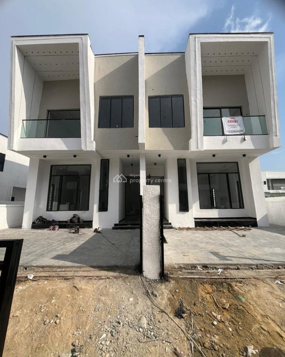 Neely Built 4 Bedroom Semi Detached Duplex, Lekki Palm City, Ajah, Lagos, Semi-detached Duplex for Sale