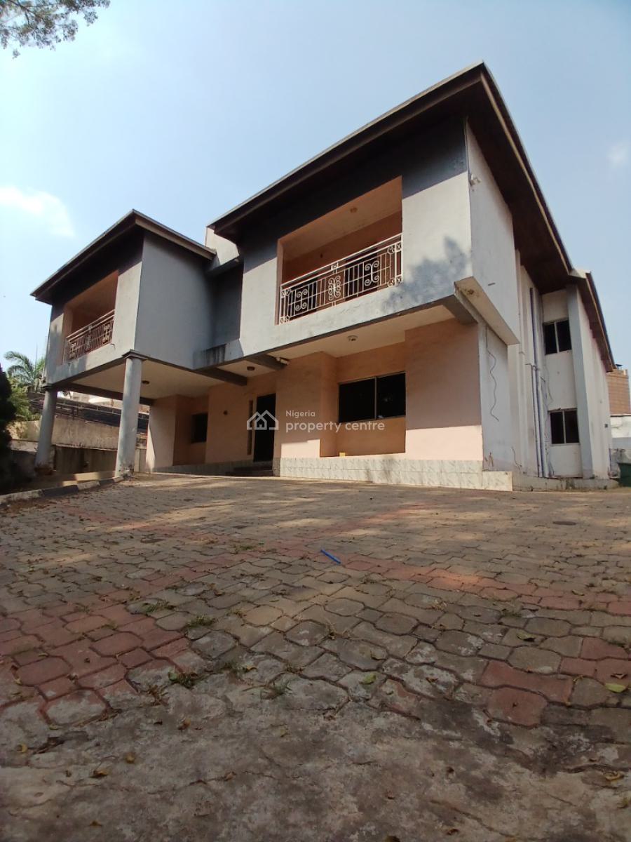 Under Renovation 6 Bedroom Fully Detached Duplex with 2room Bq, Asokoro District Abuja Diplomatic Zone, Asokoro District, Abuja, Detached Duplex for Rent