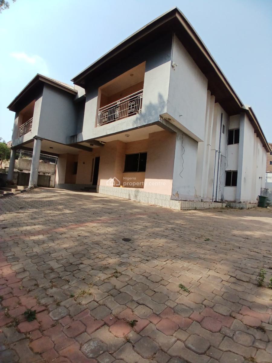 Under Renovation 6 Bedroom Fully Detached Duplex with 2room Bq, Asokoro District Abuja Diplomatic Zone, Asokoro District, Abuja, Detached Duplex for Rent