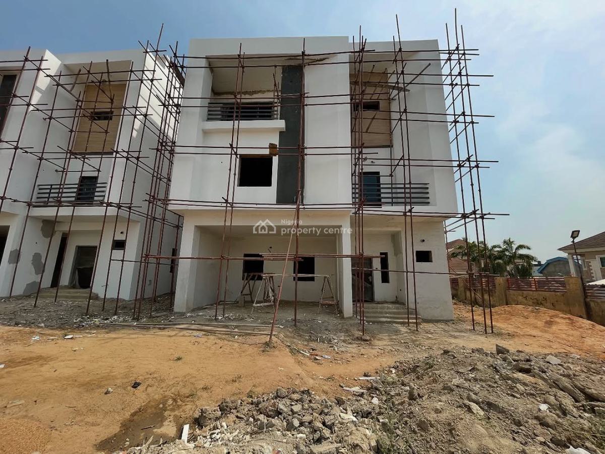 Standard Built 5bedroom Terrace Duplex with 1rooms Bq, Kado, Abuja, Terraced Duplex for Sale