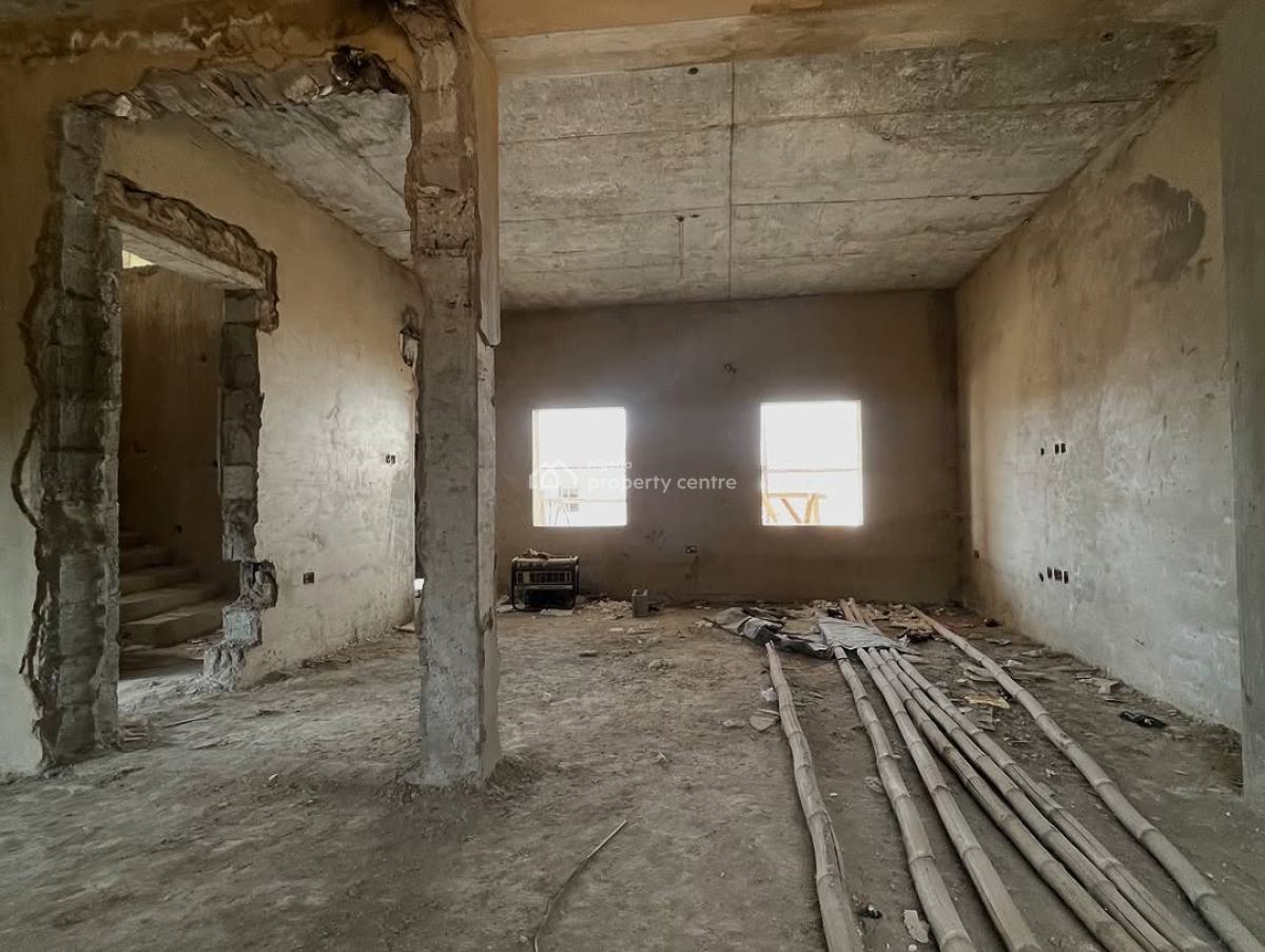 Standard Built 5bedroom Terrace Duplex with 1rooms Bq, Kado, Abuja, Terraced Duplex for Sale