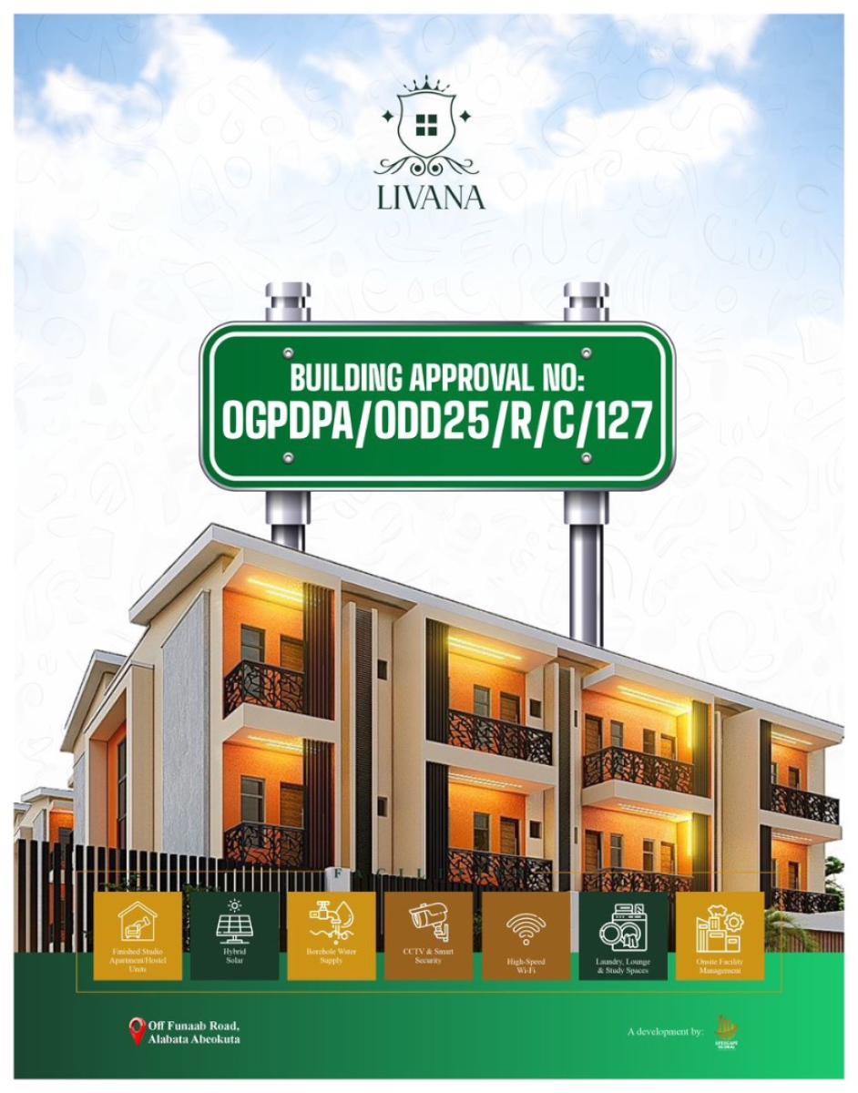 Turn Funaabs Student Demand Into Monthly Cashflow, Off Funaab Road, Alabata, Abeokuta., Abeokuta North, Ogun, Block of Flats for Sale