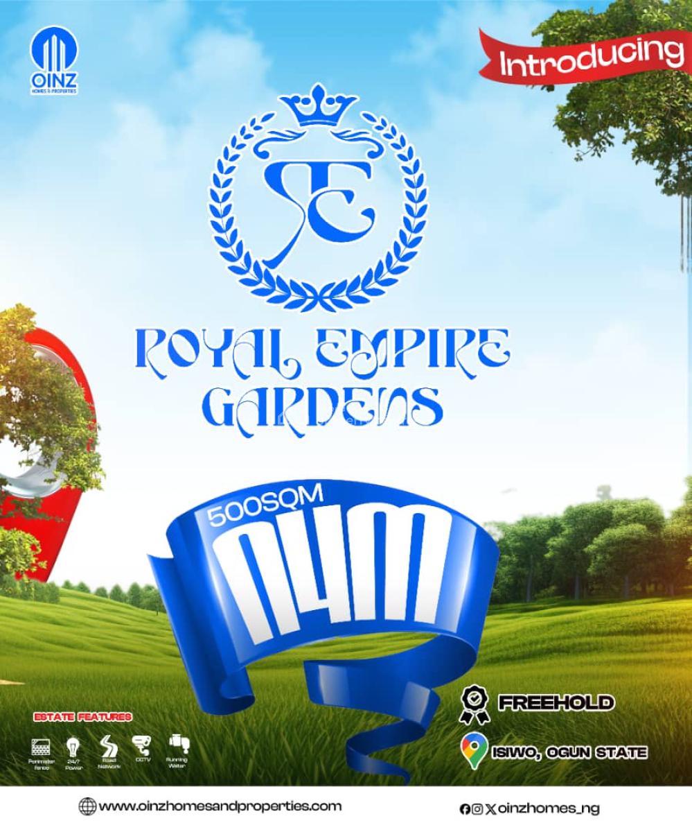 Land in a Prime Location, Royal Empire Gardens: Isiwo, Epe, Lagos, Residential Land for Sale