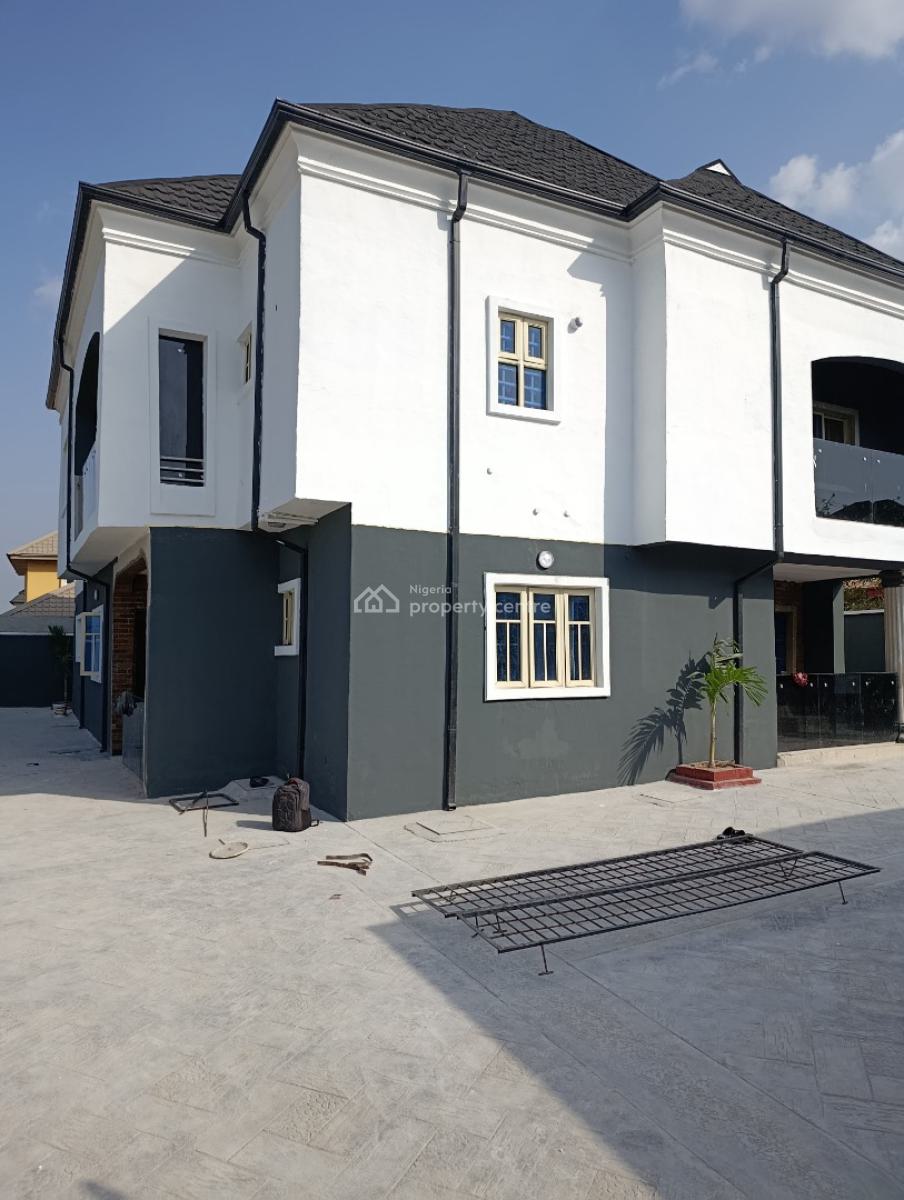 5 Bedroom Duplex Self Compound with 2 Units of Room Self Contain, Revival Bus Stop, Akala Express, New Garage, Oluyole, Oyo, Detached Duplex for Rent