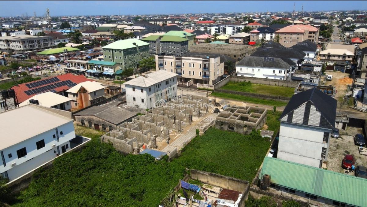 Off Plan 2 Bedrooms Terrace House with Bq, Off Mobil Road, Ajiwe, Ajah, Lagos, Terraced Duplex for Sale