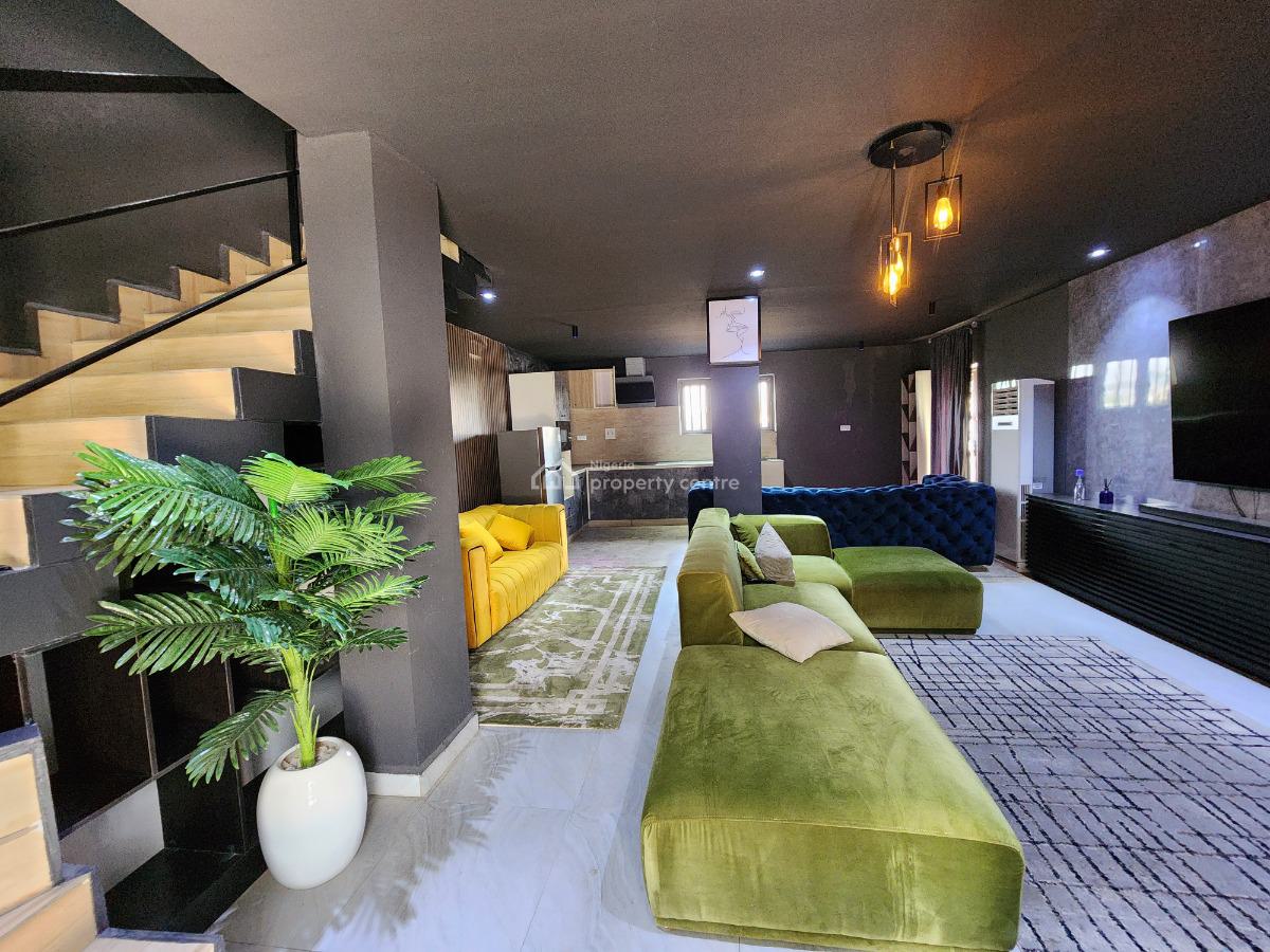Luxury Fully Furnished 2-bedroom Duplex with Swimming Pool & Ps5, About 3 Minutes Drive From Dunamis Church, Lugbe District, Abuja, House for Rent