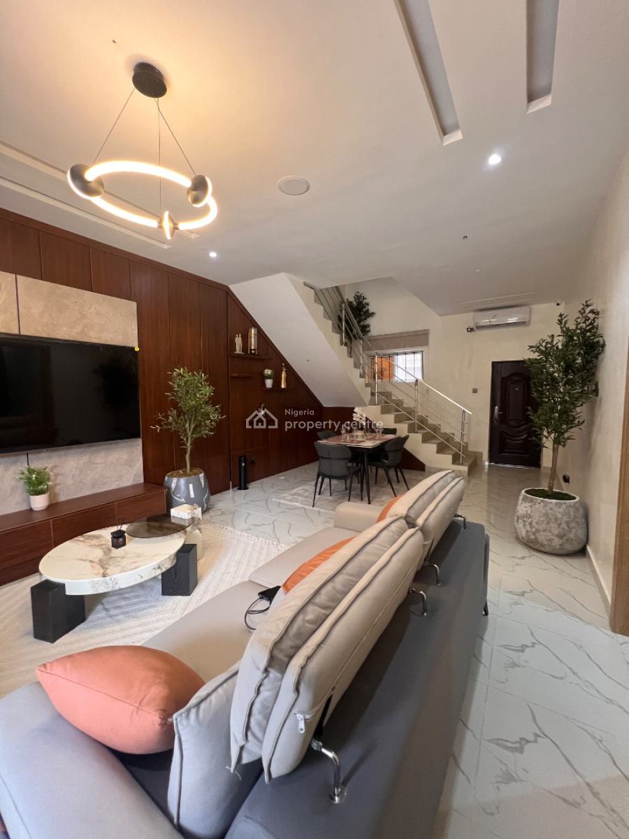 Solar Powered 2 Bedroom Duplex with Bq in a Serene, Secured Estate, Solar Powered 2 Bedroom Duplex with Bq in a Serene, Secured Estate, Ajah, Lagos, Terraced Duplex for Sale