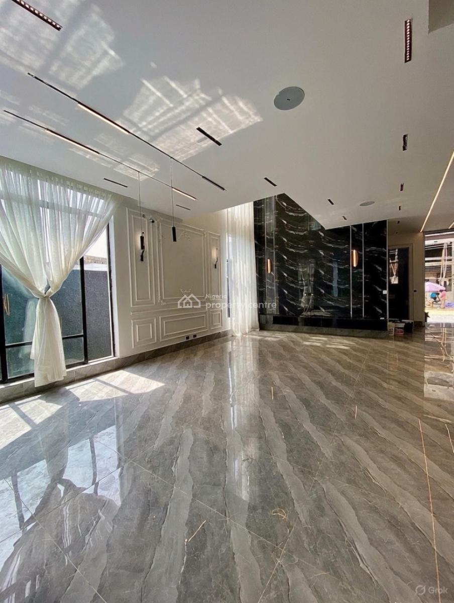 Contemporary 5 Bedroom Detached Duplex with Pool,gym,and Bq, Chevron, Lekki, Lagos, Detached Duplex for Sale