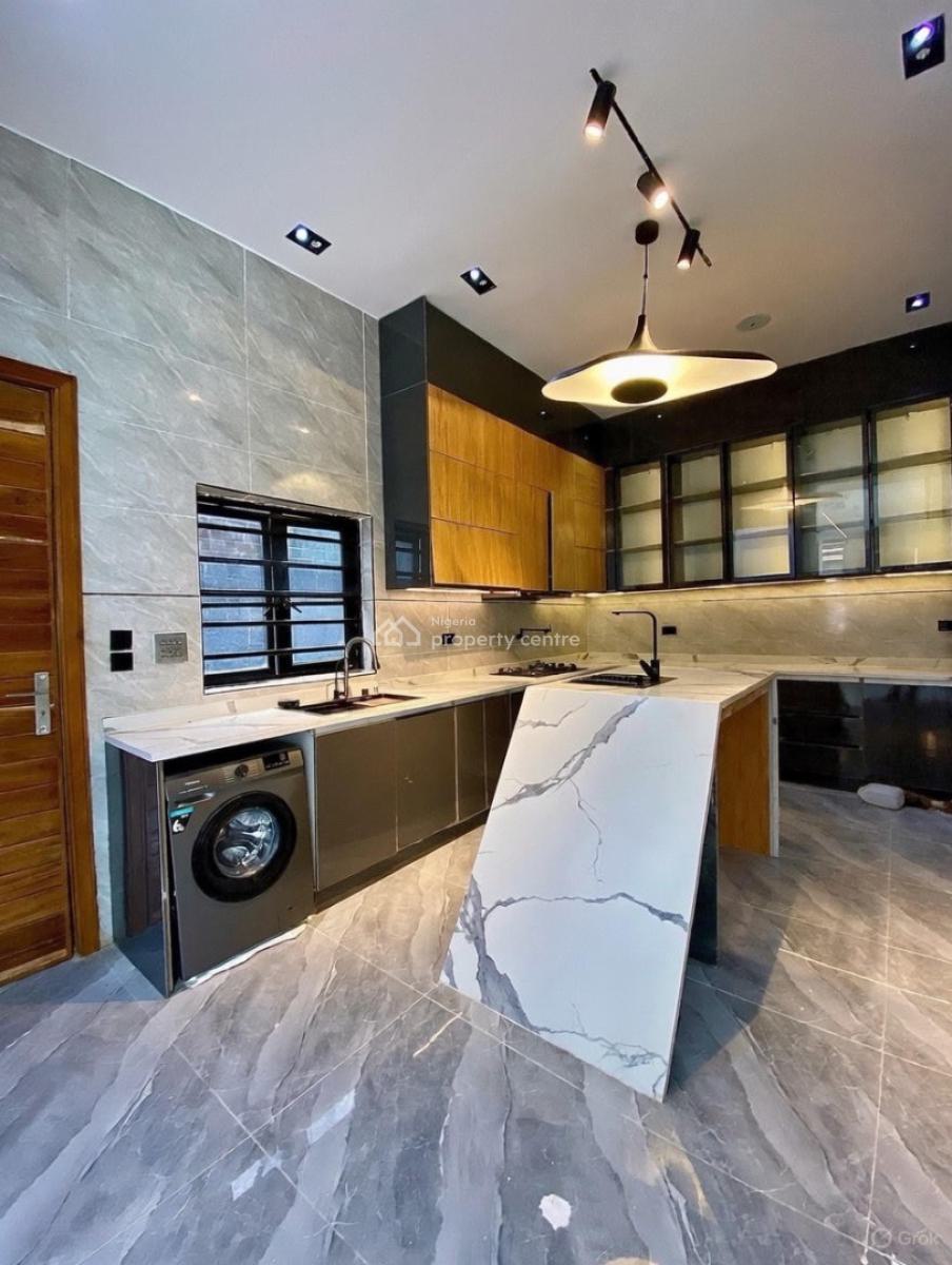 Contemporary 5 Bedroom Detached Duplex with Pool,gym,and Bq, Chevron, Lekki, Lagos, Detached Duplex for Sale