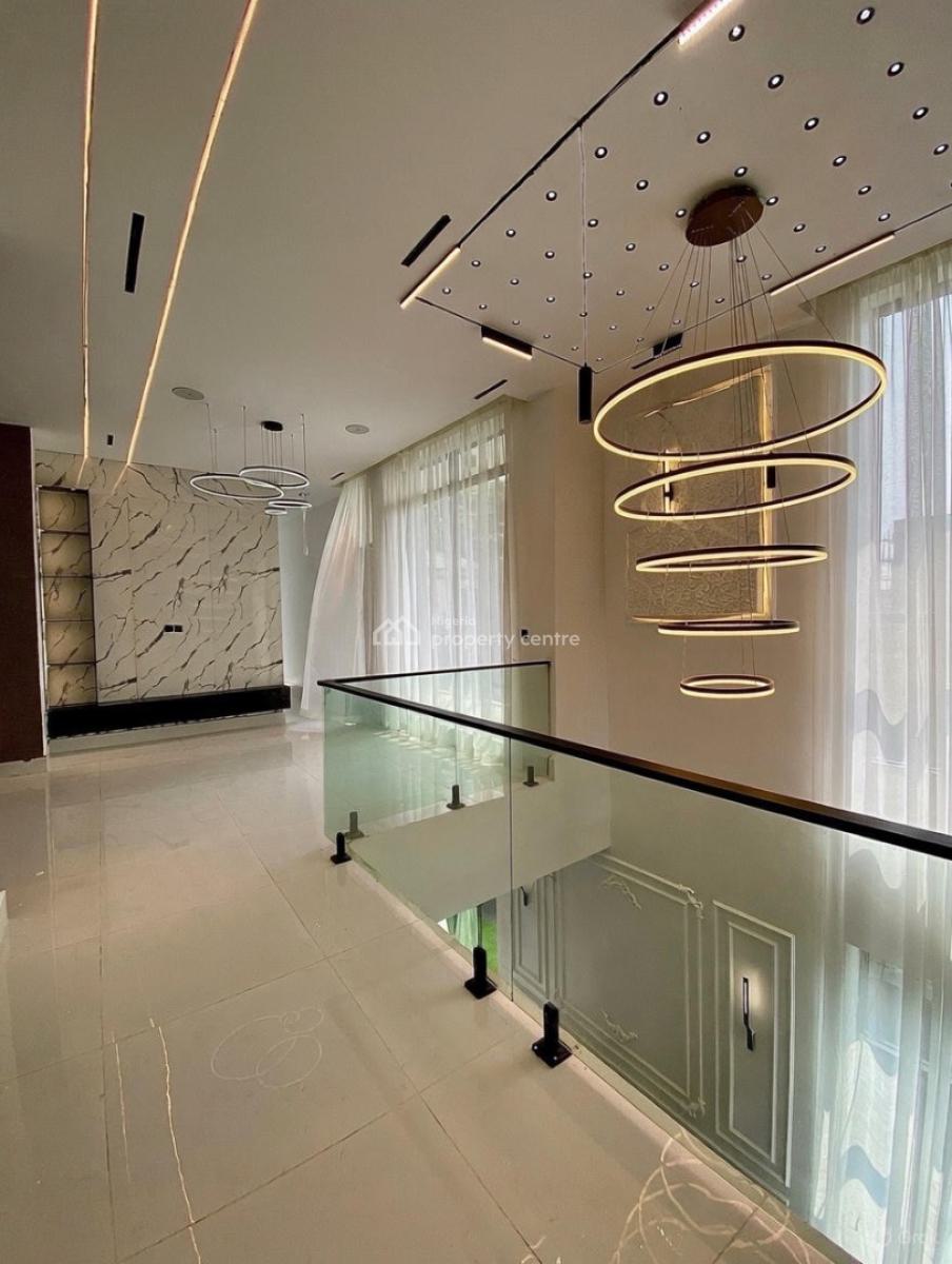 Contemporary 5 Bedroom Detached Duplex with Pool,gym,and Bq, Chevron, Lekki, Lagos, Detached Duplex for Sale