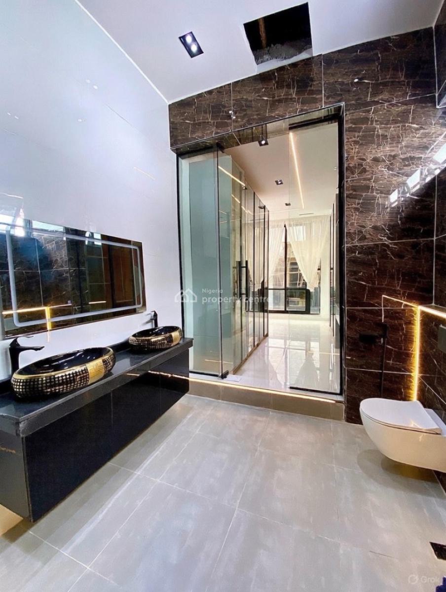 Contemporary 5 Bedroom Detached Duplex with Pool,gym,and Bq, Chevron, Lekki, Lagos, Detached Duplex for Sale