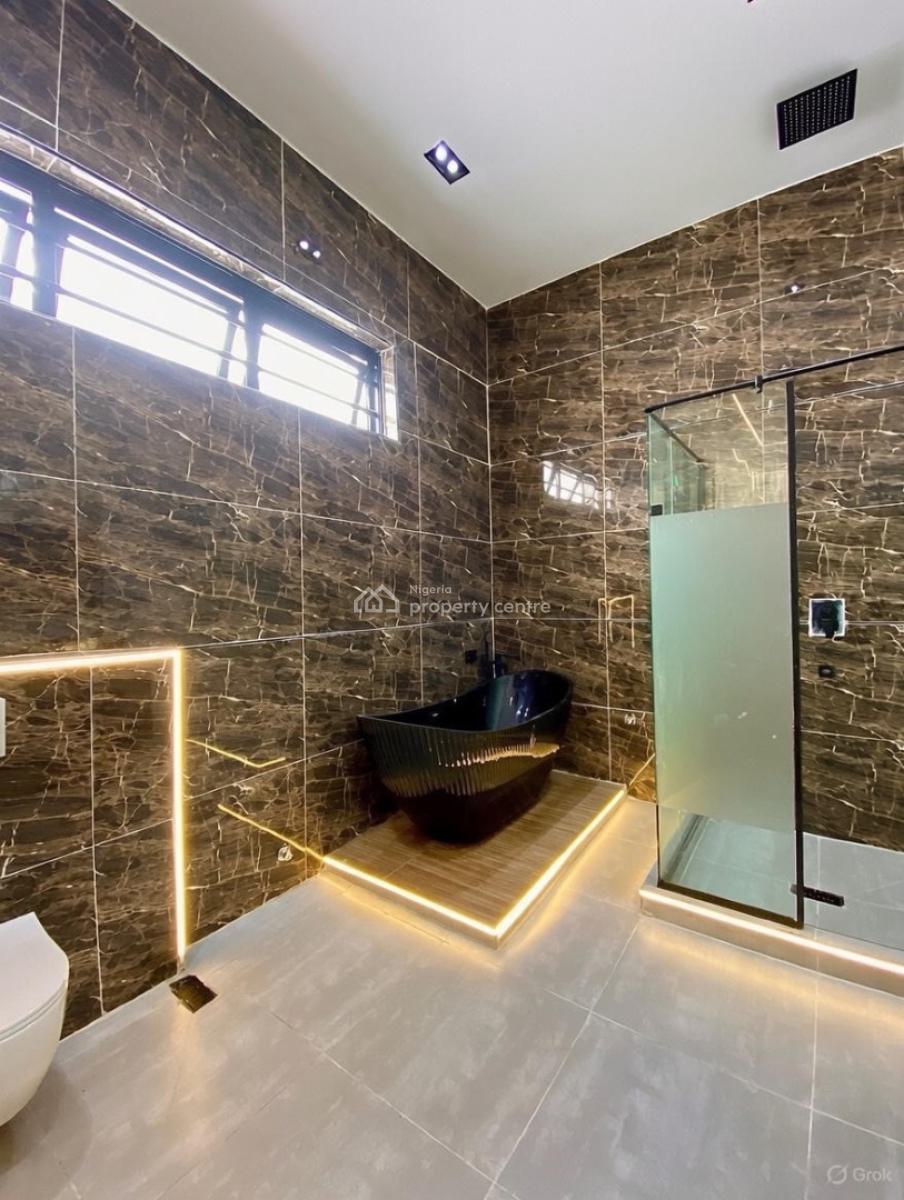 Contemporary 5 Bedroom Detached Duplex with Pool,gym,and Bq, Chevron, Lekki, Lagos, Detached Duplex for Sale