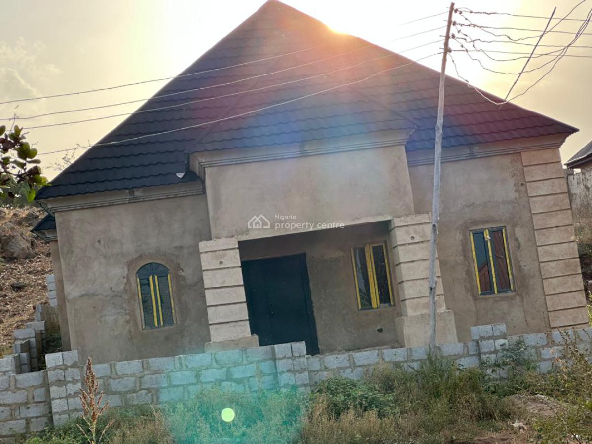 4-bedroom Bungalow Carcass + Shop, Kuchiyako Extension, Kuje, Abuja, Detached Bungalow for Sale