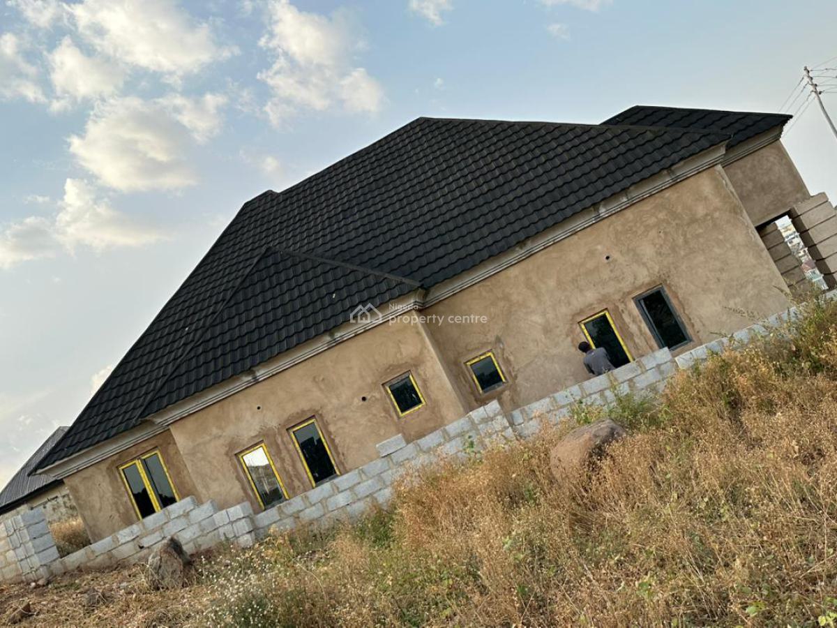 4-bedroom Bungalow Carcass + Shop, Kuchiyako Extension, Kuje, Abuja, Detached Bungalow for Sale