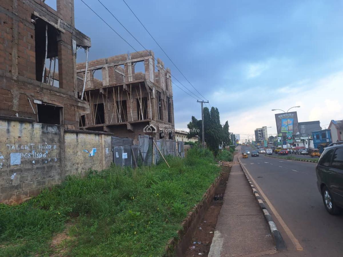 Strategic Uncompleted Multi-shopping Plaza Along Major Road, Dayspring Bus-stop Along Ogui Road, Enugu, Enugu, Plaza / Complex / Mall for Sale