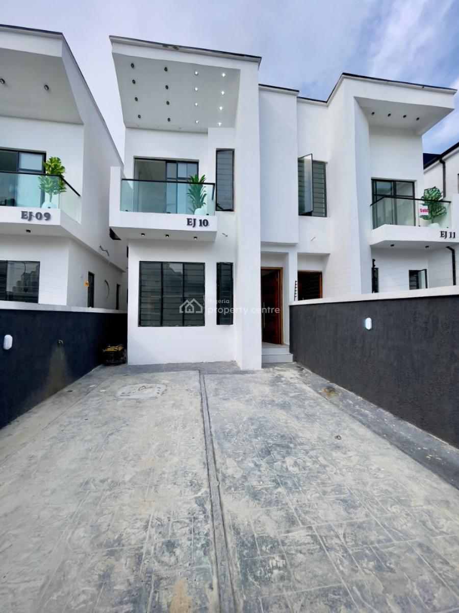 Standard Finished 4 Bed Semi-detached Home, Ikota, Lekki, Lagos, Semi-detached Duplex for Sale