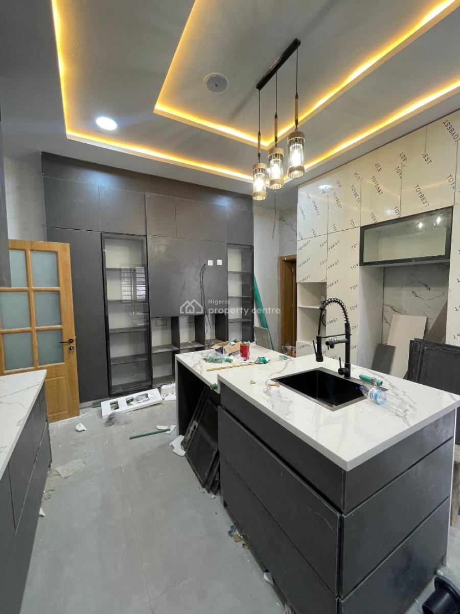 Ravishing 5 Bedroom Semi Detached Duplex with Security Post and Bq., Ologolo, Lekki, Lagos, Semi-detached Duplex for Sale