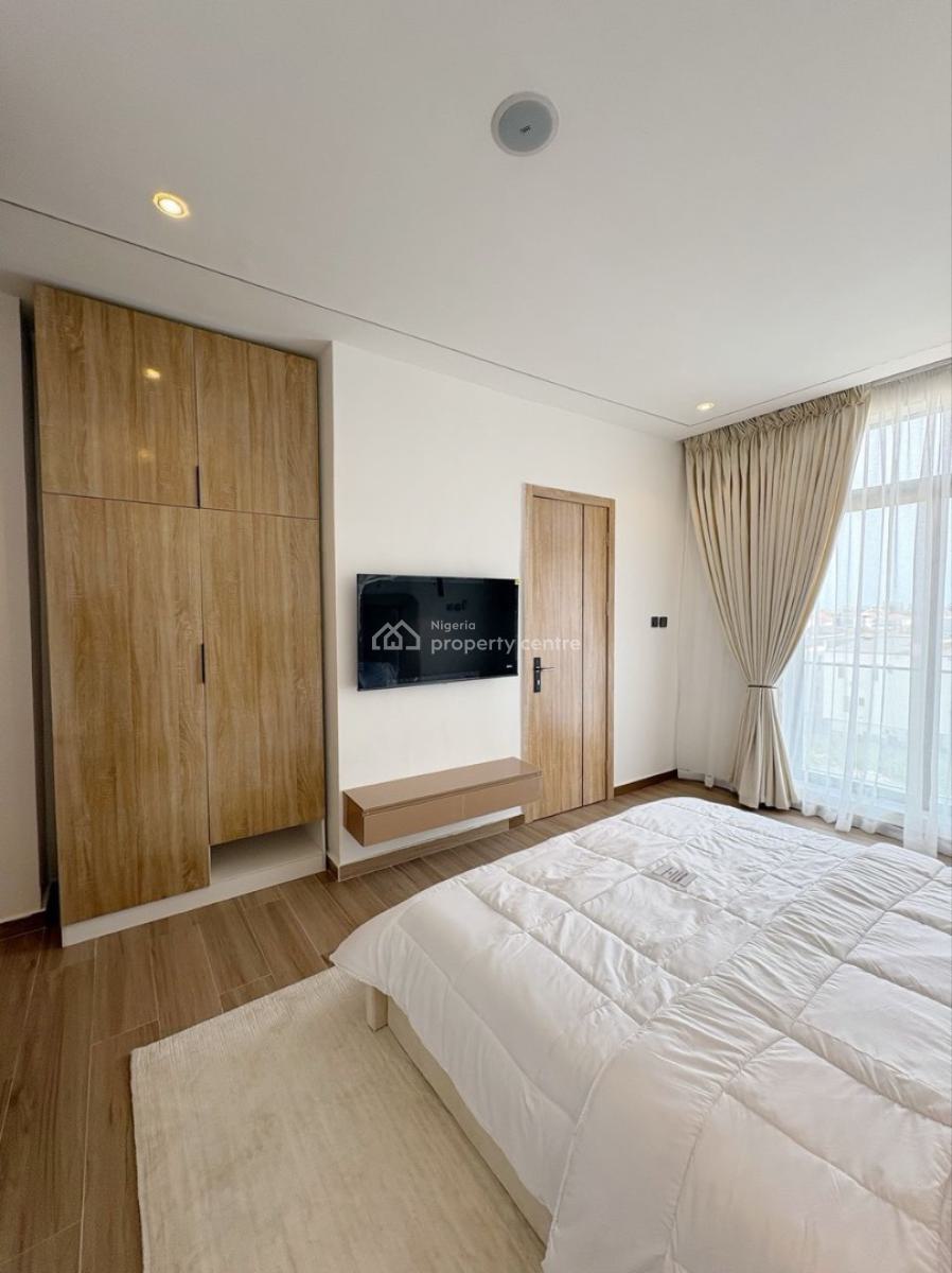 a Brand New Luxury 3bedroom Alexa Smart Home with 4 Balconies, Swimmin, Lekki Phase 1, Lekki, Lagos, Flat / Apartment Short Let