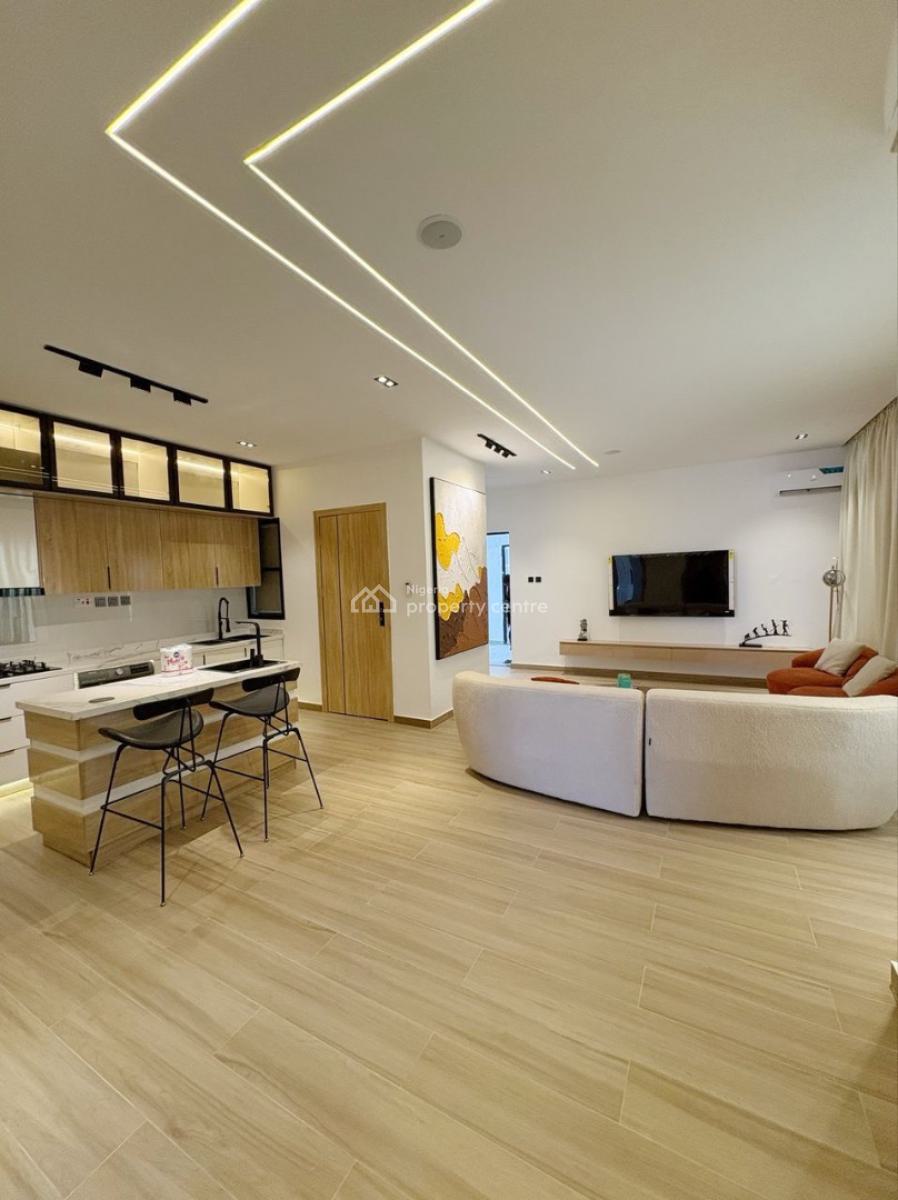 a Brand New Luxury 3bedroom Alexa Smart Home with 4 Balconies, Swimmin, Lekki Phase 1, Lekki, Lagos, Flat / Apartment Short Let