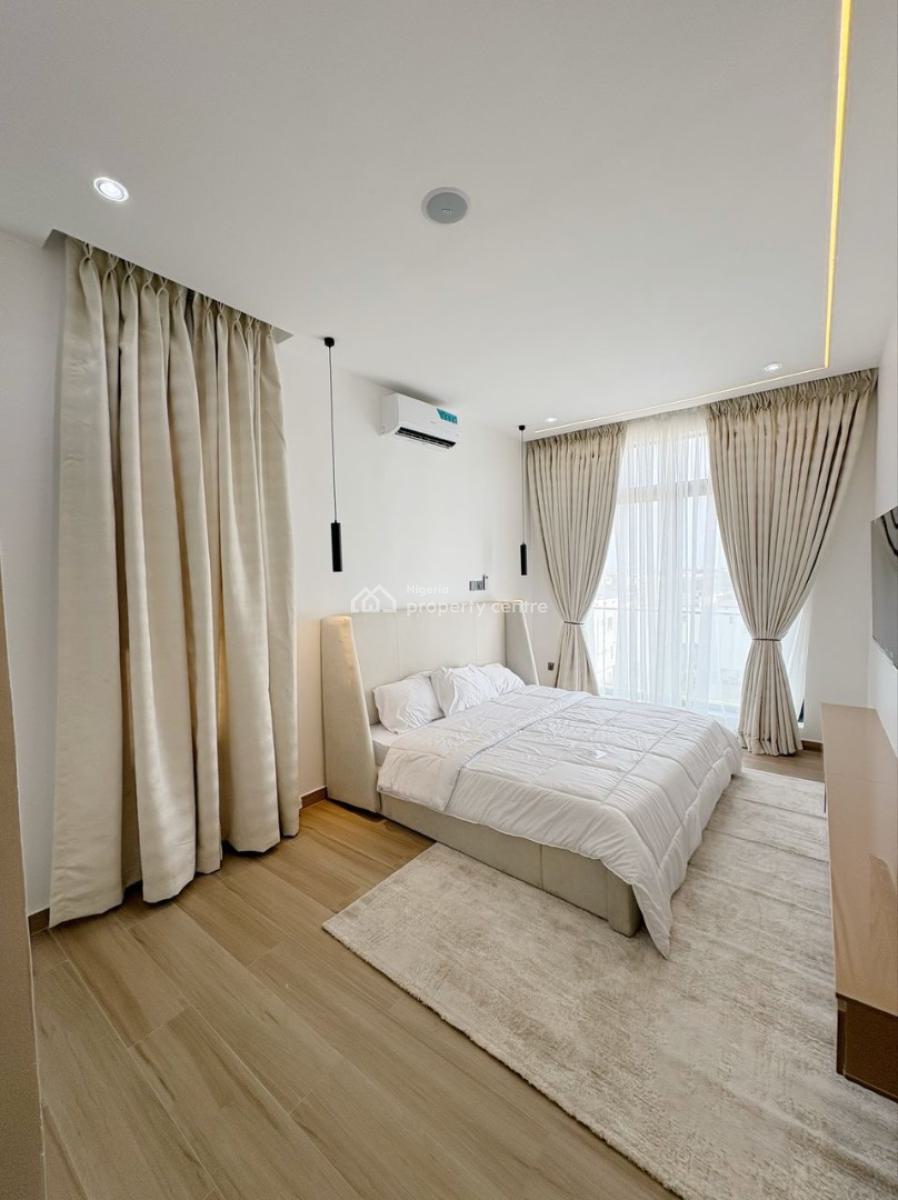 a Brand New Luxury 3bedroom Alexa Smart Home with 4 Balconies, Swimmin, Lekki Phase 1, Lekki, Lagos, Flat / Apartment Short Let