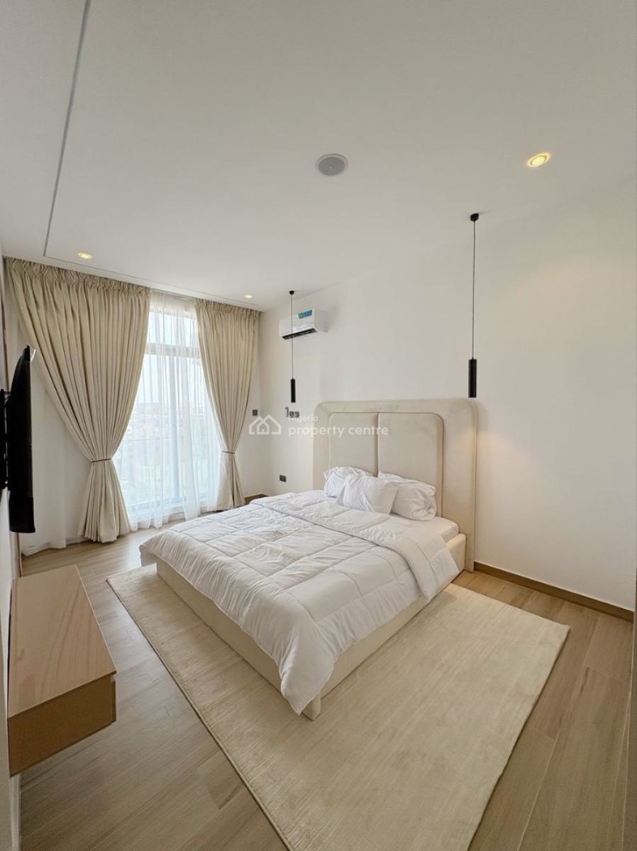 a Brand New Luxury 3bedroom Alexa Smart Home with 4 Balconies, Swimmin, Lekki Phase 1, Lekki, Lagos, Flat / Apartment Short Let