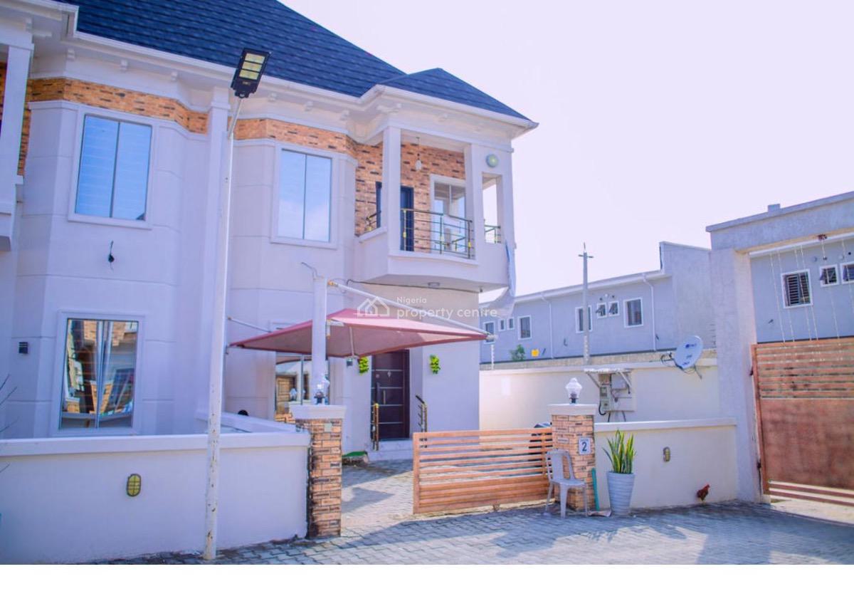Brand New Furnished 4 Bedroom Withbq Semi-detached Duplex, Self Serviced, Lekki Conservation Road, Off Second Toll Gate, Lekki, Lagos, Semi-detached Duplex for Rent
