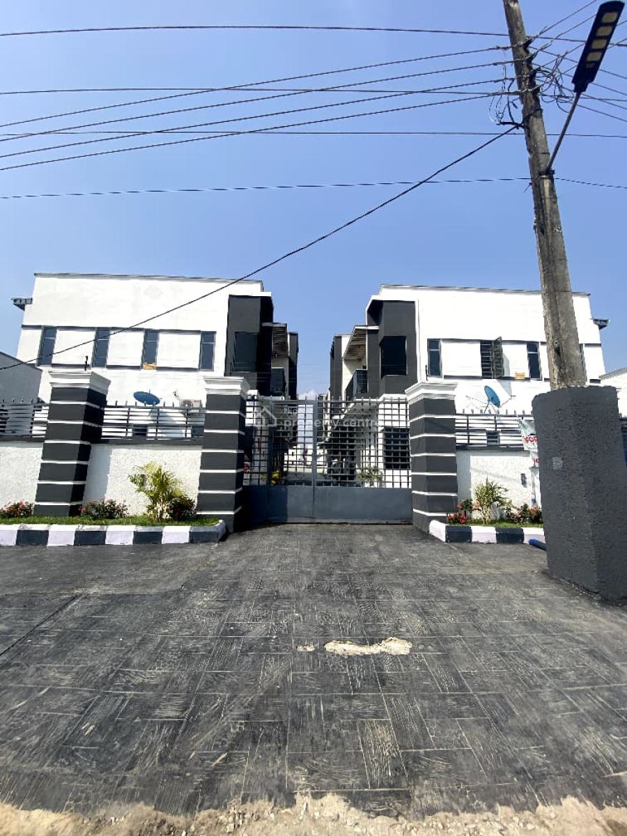 Newly Built 4 Bedroom Terrace Duplex in a Secure Estate, Ajah, Lekki, Lagos, Terraced Duplex for Sale