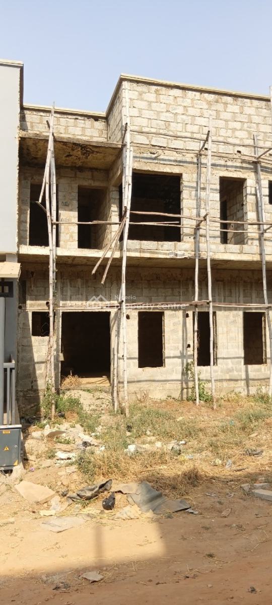 3 Bedroom Terrace Duplex with Bq @ Carcass Level, Kabusa Garden Estate, Abuja, Dakwo, Abuja, Terraced Duplex for Sale