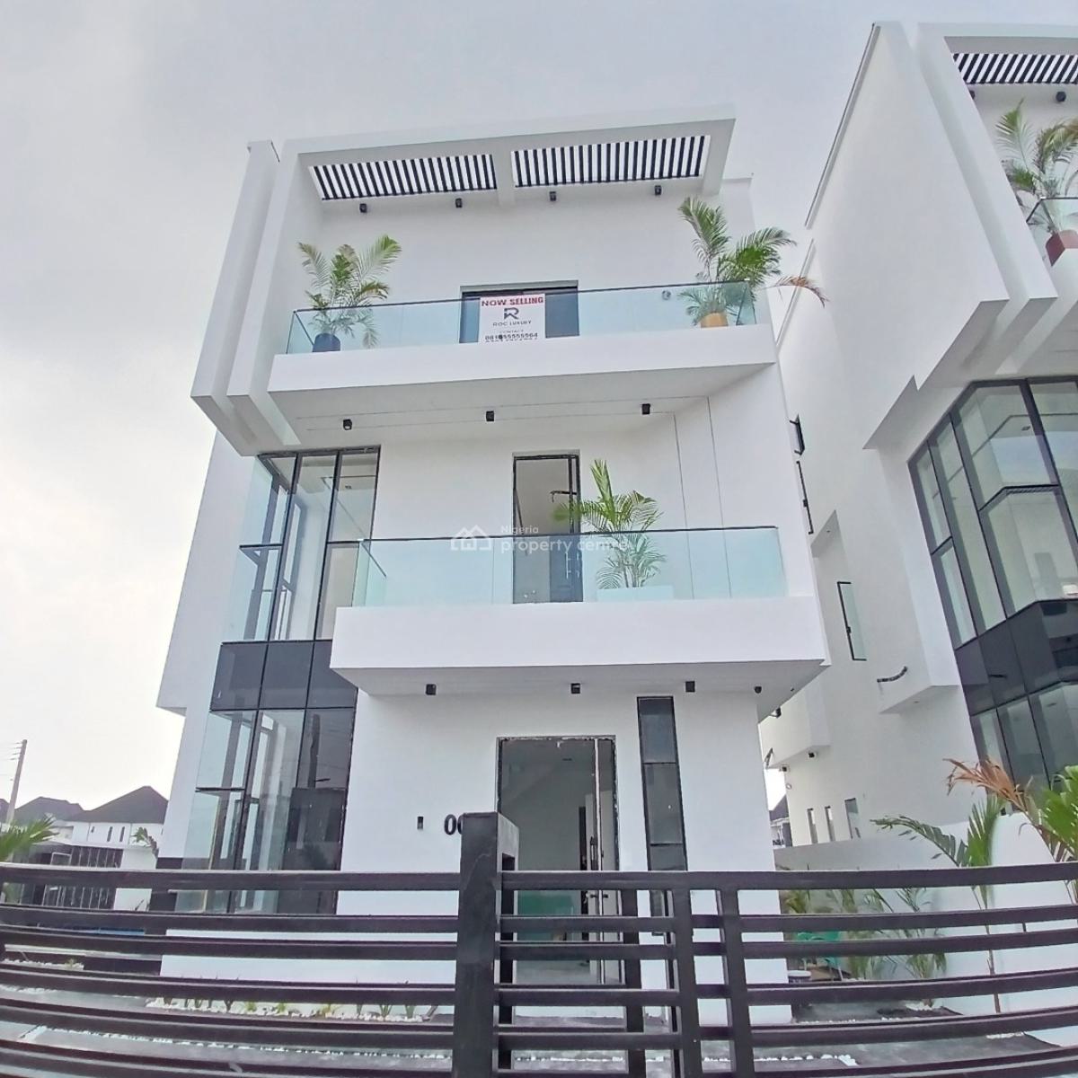 Luxury 5 Bedroom Detached Duplex with Pool, Bq, Chevron Toll Gate, Orchid Road, Lekki, Lagos, Detached Duplex for Sale