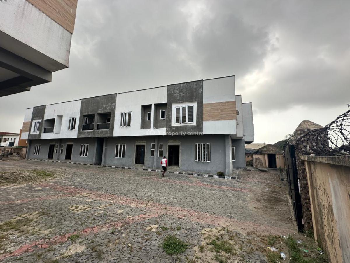 Spacious 8 Units of 3-bedroom Terrace Duplexes with Bq, Ajiran, Agungi, Lekki, Lagos, Block of Flats for Sale