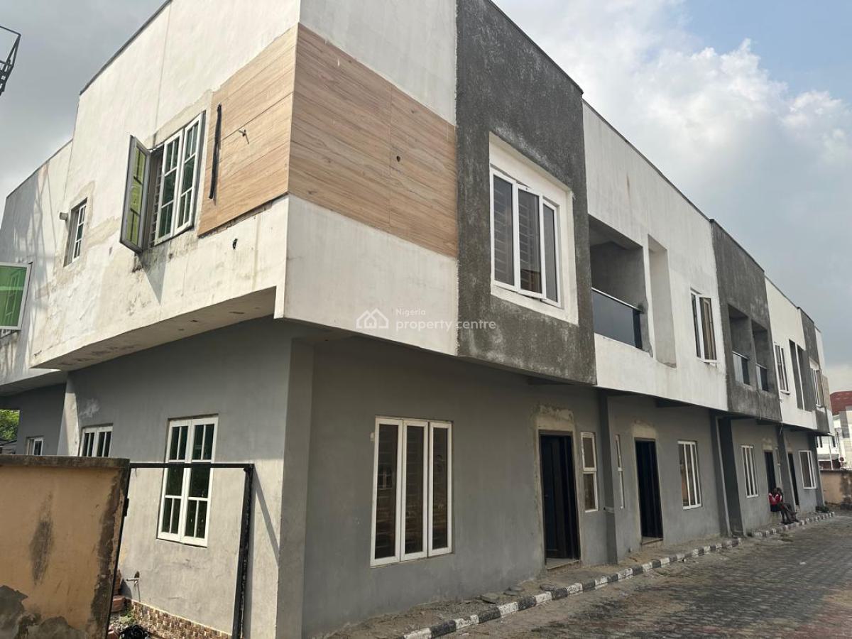 Spacious 8 Units of 3-bedroom Terrace Duplexes with Bq, Ajiran, Agungi, Lekki, Lagos, Block of Flats for Sale