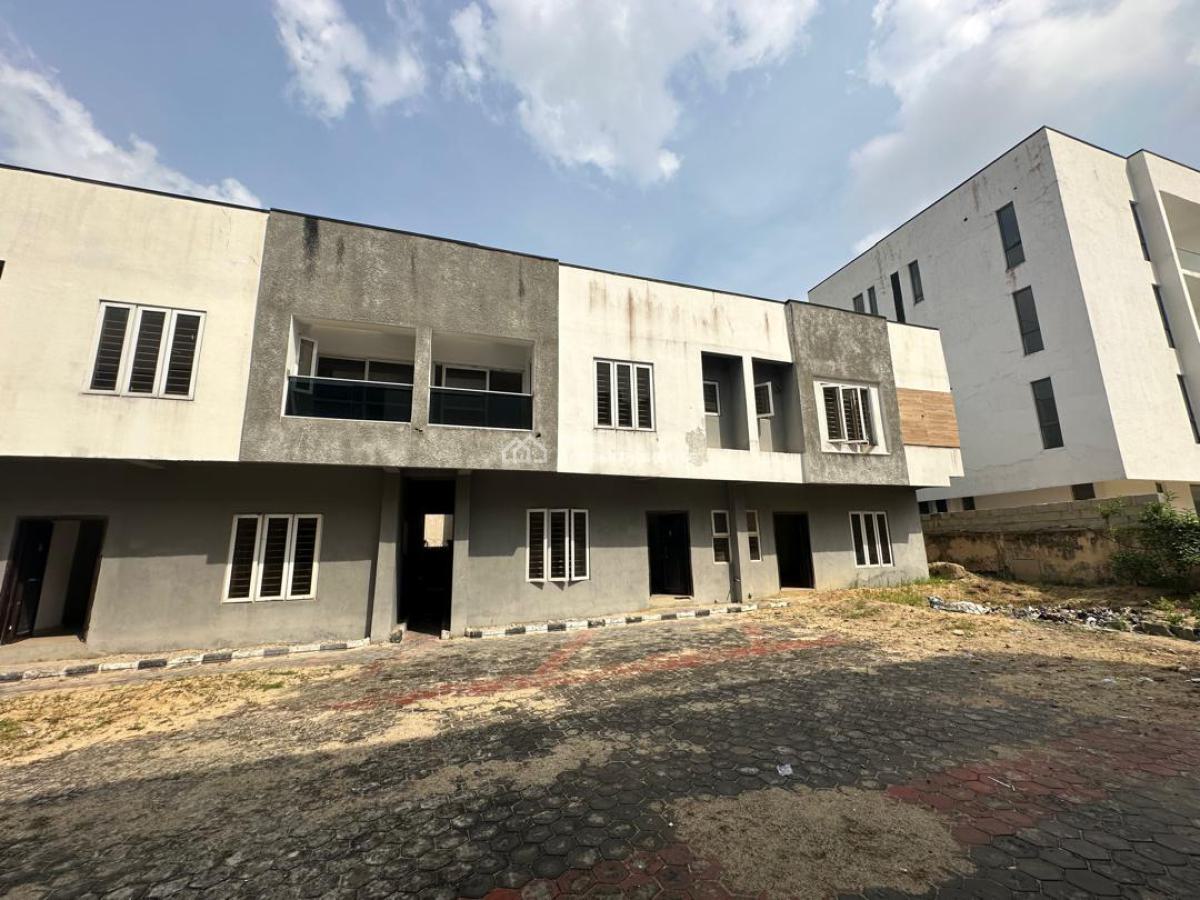 Spacious 8 Units of 3-bedroom Terrace Duplexes with Bq, Ajiran, Agungi, Lekki, Lagos, Block of Flats for Sale