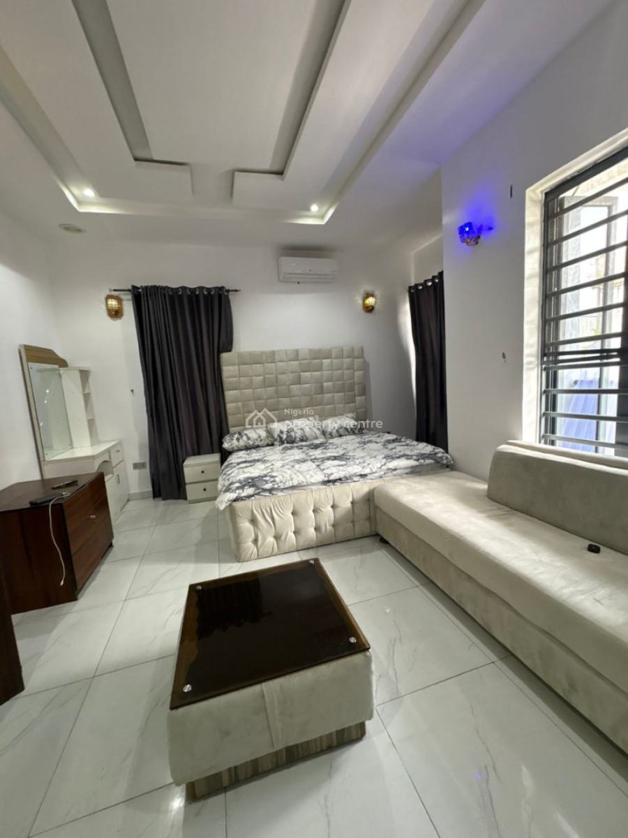 Fully Furnished Masters Bedroom with Balcony, Shared Kitchenette, in an Estate at Orchid Road, Lekki, Lagos, Self Contain (single Rooms) for Rent