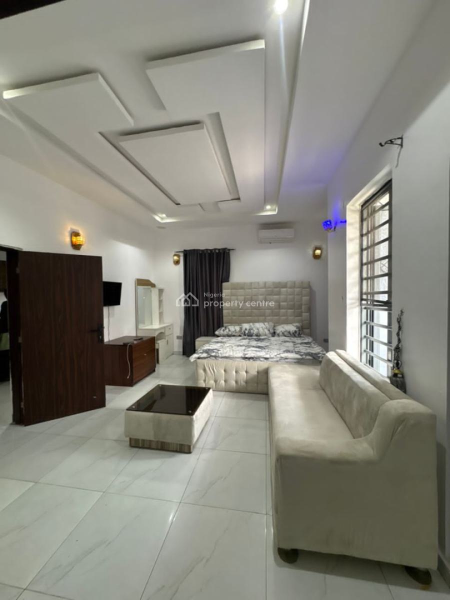 Fully Furnished Masters Bedroom with Balcony, Shared Kitchenette, in an Estate at Orchid Road, Lekki, Lagos, Self Contain (single Rooms) for Rent