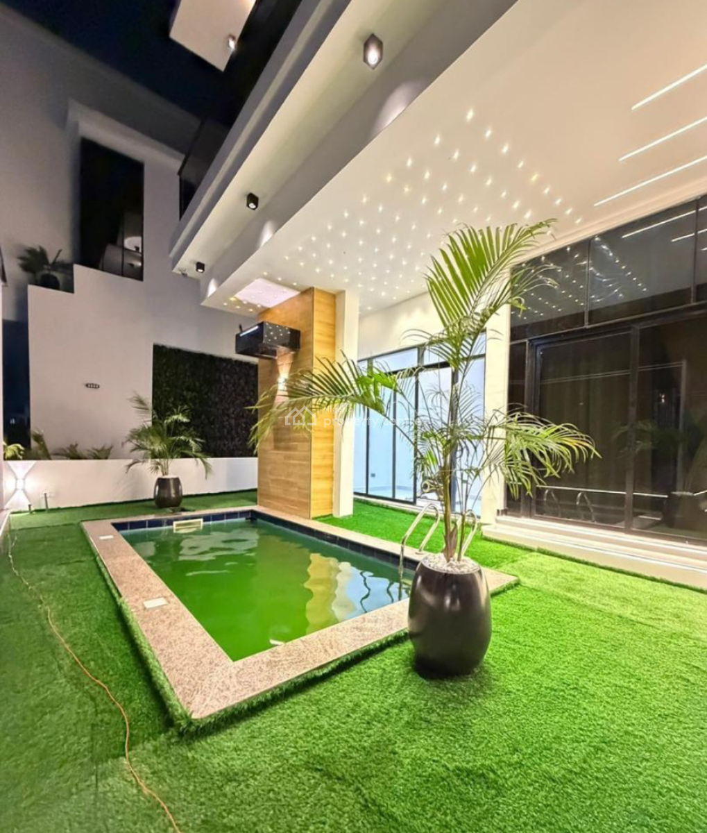 Luxury 5 Bedroom Fully Detached Duplex with Bq, Chevron Toll Gate, Lekki, Lagos, Detached Duplex for Sale