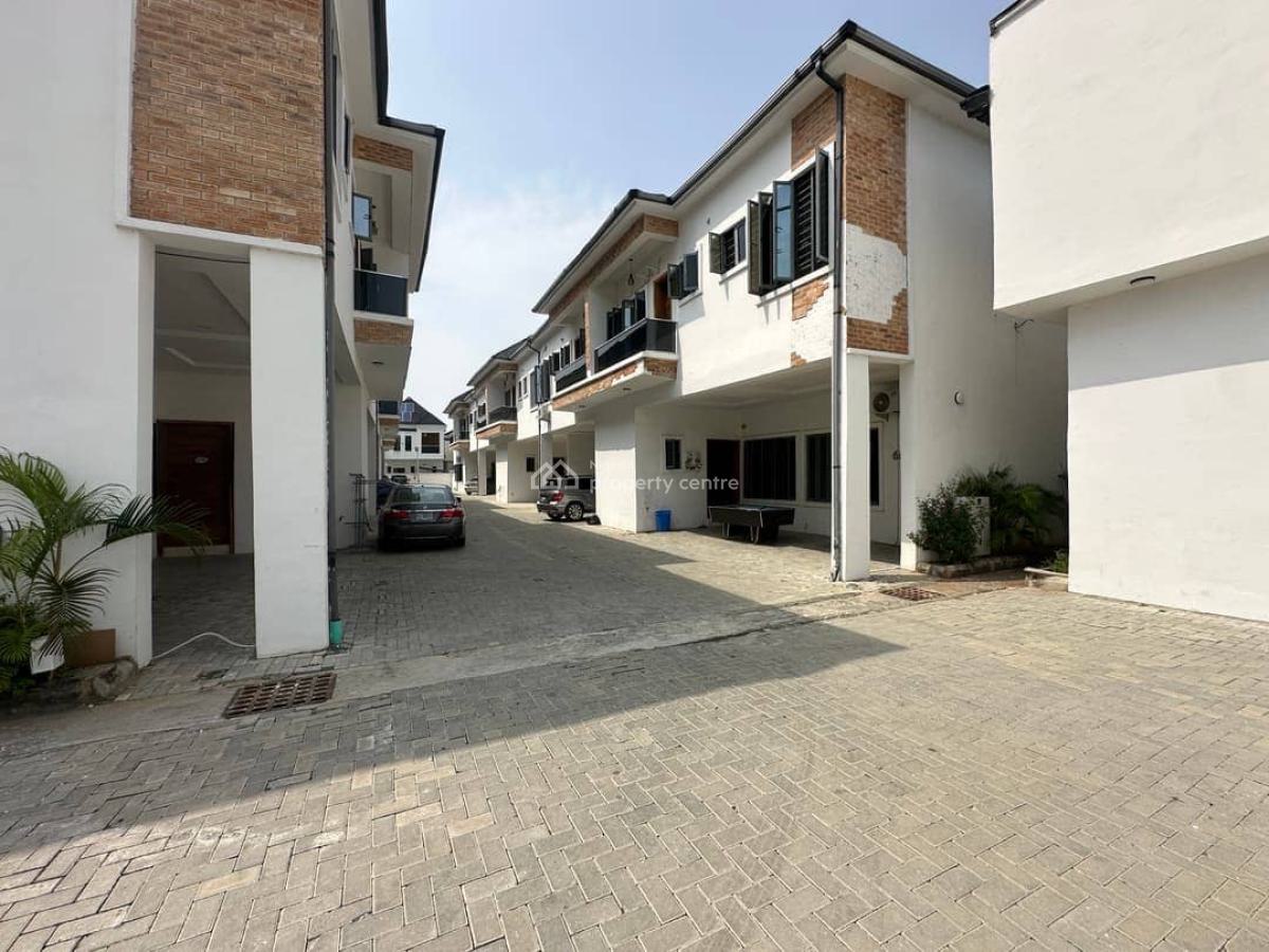 Serviced 3 Bedrooms Terrace Duplex, Orchid Road, Lekki Phase 2, Lekki, Lagos, Terraced Duplex for Rent
