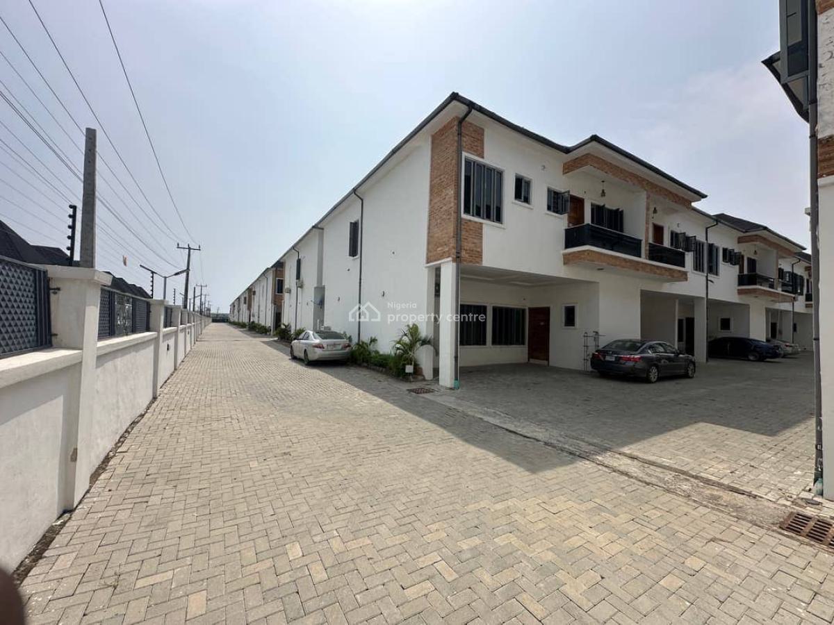 Serviced 3 Bedrooms Terrace Duplex, Orchid Road, Lekki Phase 2, Lekki, Lagos, Terraced Duplex for Rent
