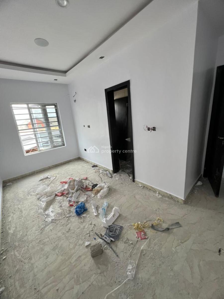 New Standard Luxury 4 Bedroom Terrace House with Bq, Salem, Ikate, Lekki, Lagos, Terraced Duplex for Rent