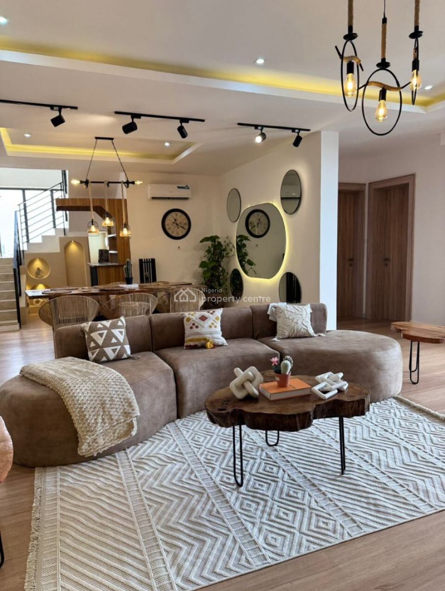 Luxurious 4 Bedroom Maisonette, Bisola Durosinmi, Lekki Phase 1, Lekki, Lagos, House Short Let