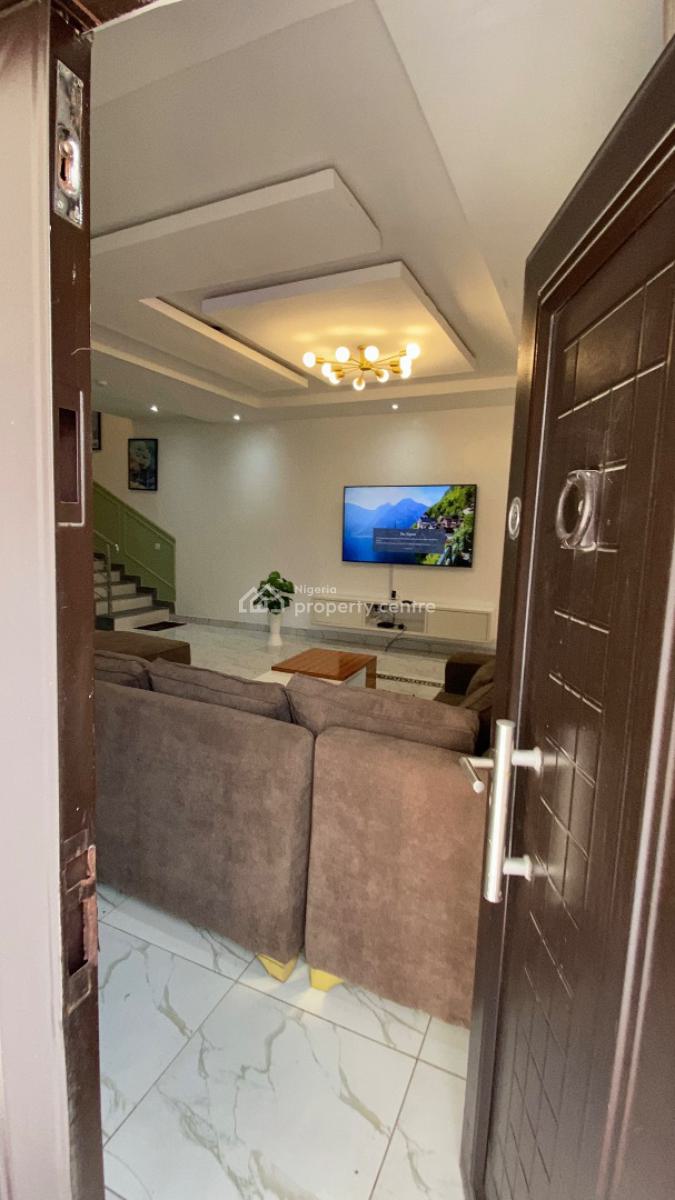 Furnished 3 Bedroom Duplex with Inverter, Richland Garden Estate After Beechwood, Bogije, Ibeju Lekki, Lagos, Semi-detached Duplex for Rent