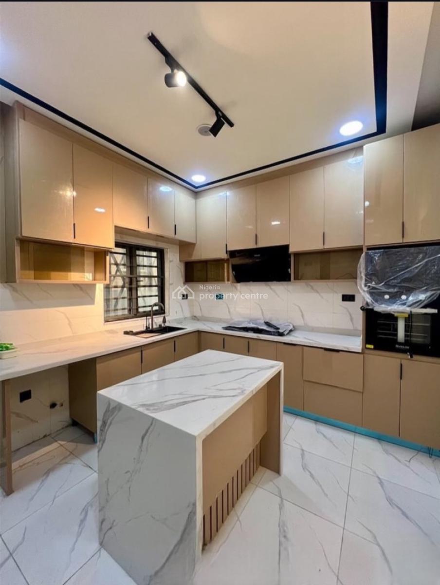 Newly Built 4 Bedroom Detached Duplex with Bq, Chevron, Lekki, Lagos, Semi-detached Duplex for Sale